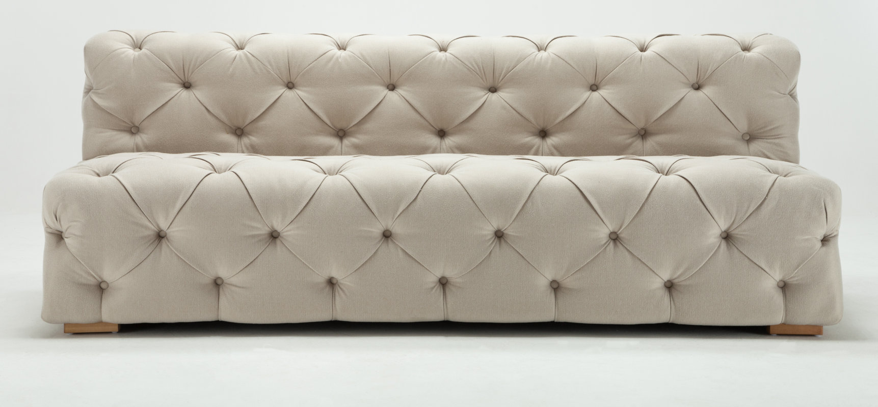 Pratt Tufted Armless Sofa & Reviews AllModern